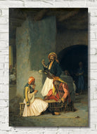 Jean-Léon Gérôme Print, The Draught Players (1859)