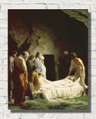 Carl Bloch Print, The Entombment (1873)