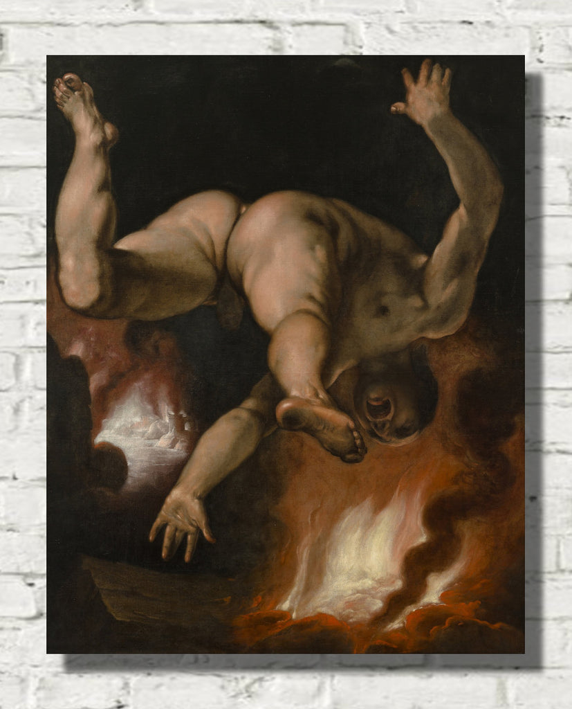 The Fall of Ixion (1588) by Cornelis van Haarlem
