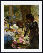 Henri Gervex Print, The Flower Market