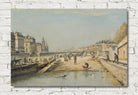 Stanislas Lepine Print, The Flower Quay (1844)