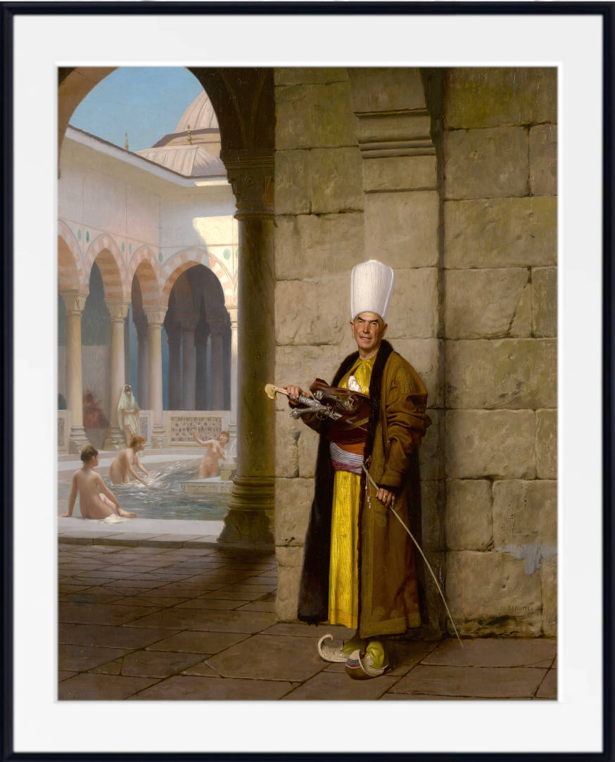 Jean-Léon Gérôme Fine Art Print : The Grand White Eunuch