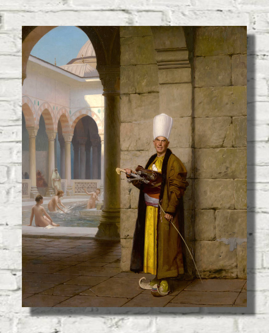 Jean-Léon Gérôme Fine Art Print : The Grand White Eunuch