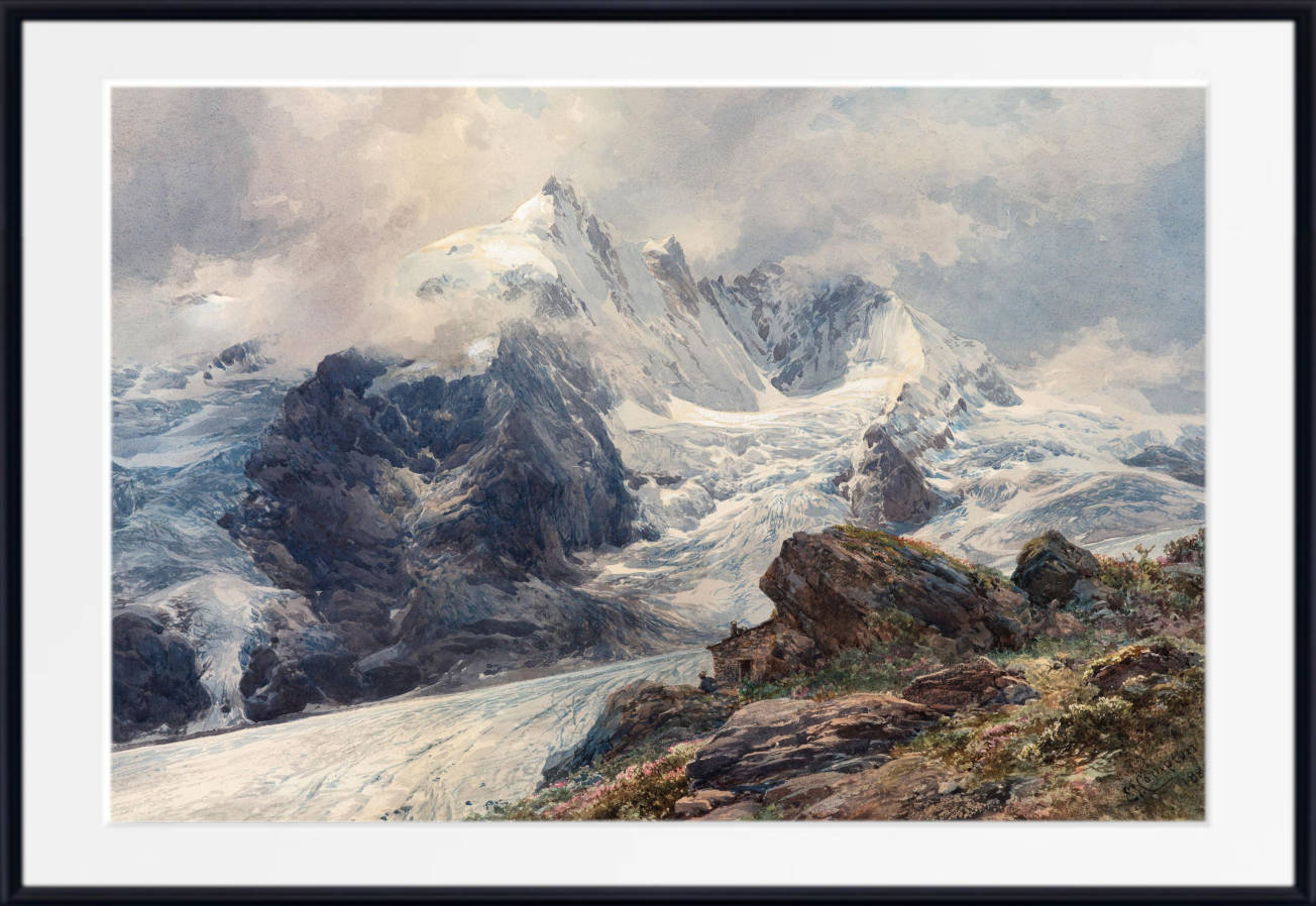 Edward Compton Print, The Grossglockner