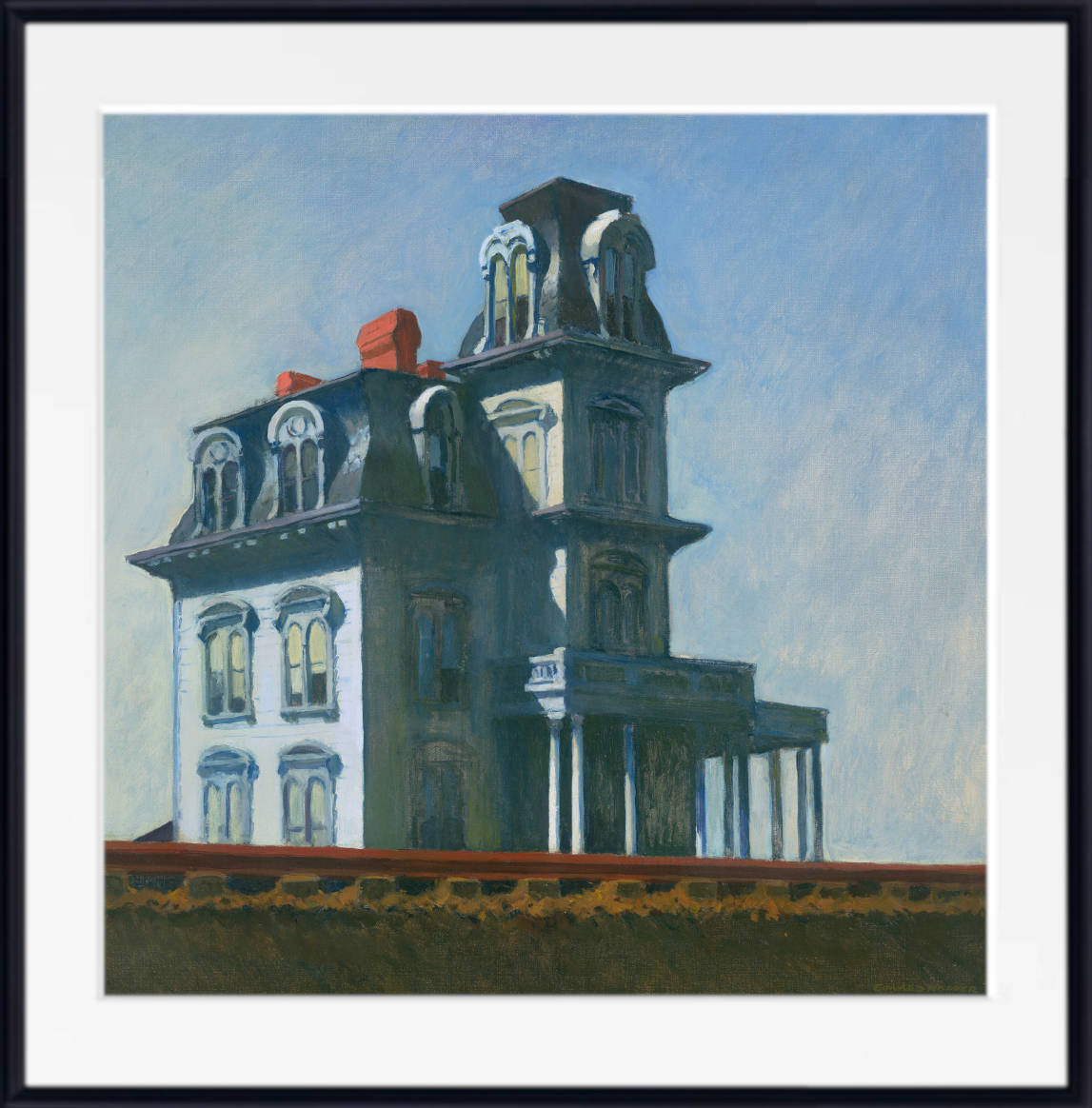 Edward Hopper Fine Art Print, The House by the Railroad