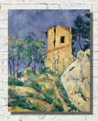 Paul Cézanne Print, The House with the Cracked Walls (1892)