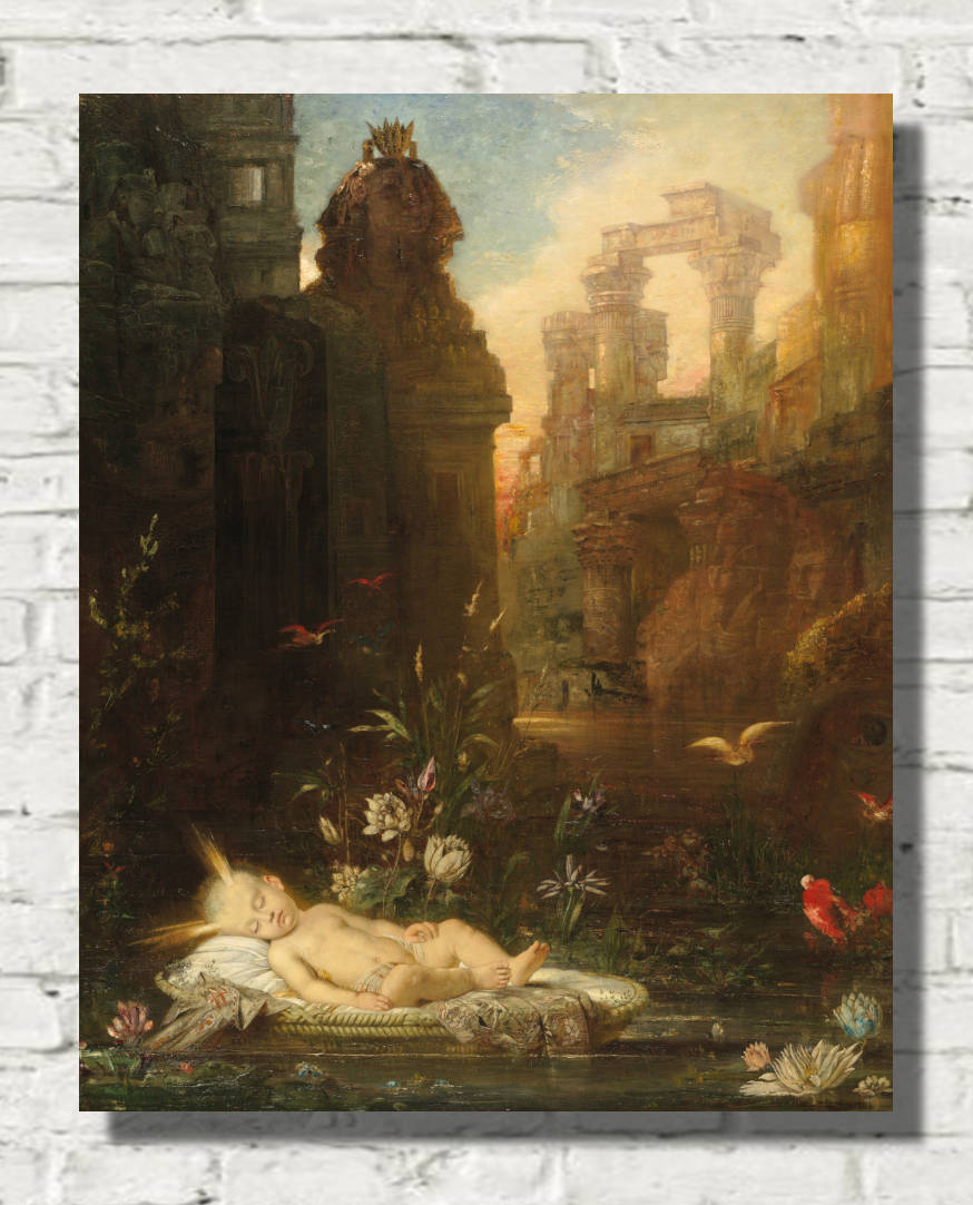 Gustave Moreau Print, The Infant Moses (c. 1876)