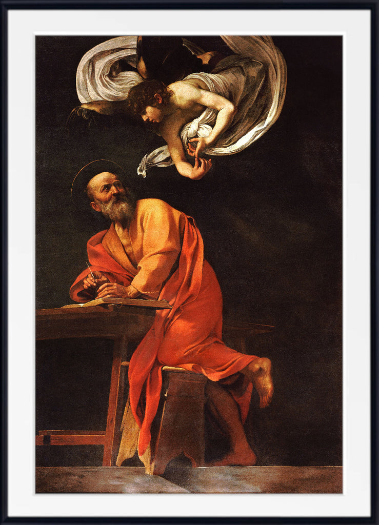 The Inspiration of Saint Matthew, Caravaggio