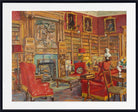 Marie-Louise Pierrepont Print, The Library