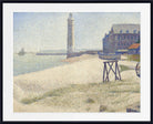 Georges Seurat Print : The Lighthouse at Honfleur (1886)