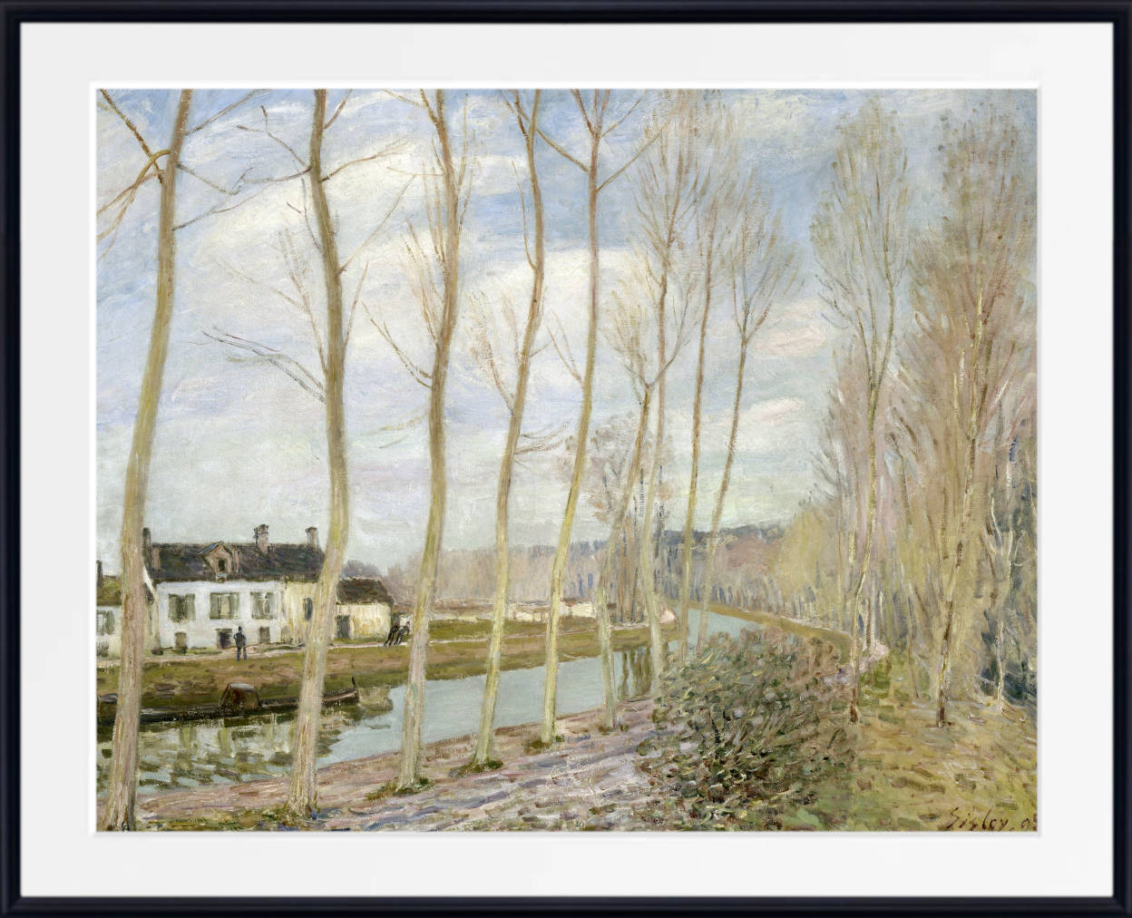 Alfred Sisley Print, The Loing’s Canal (1892)