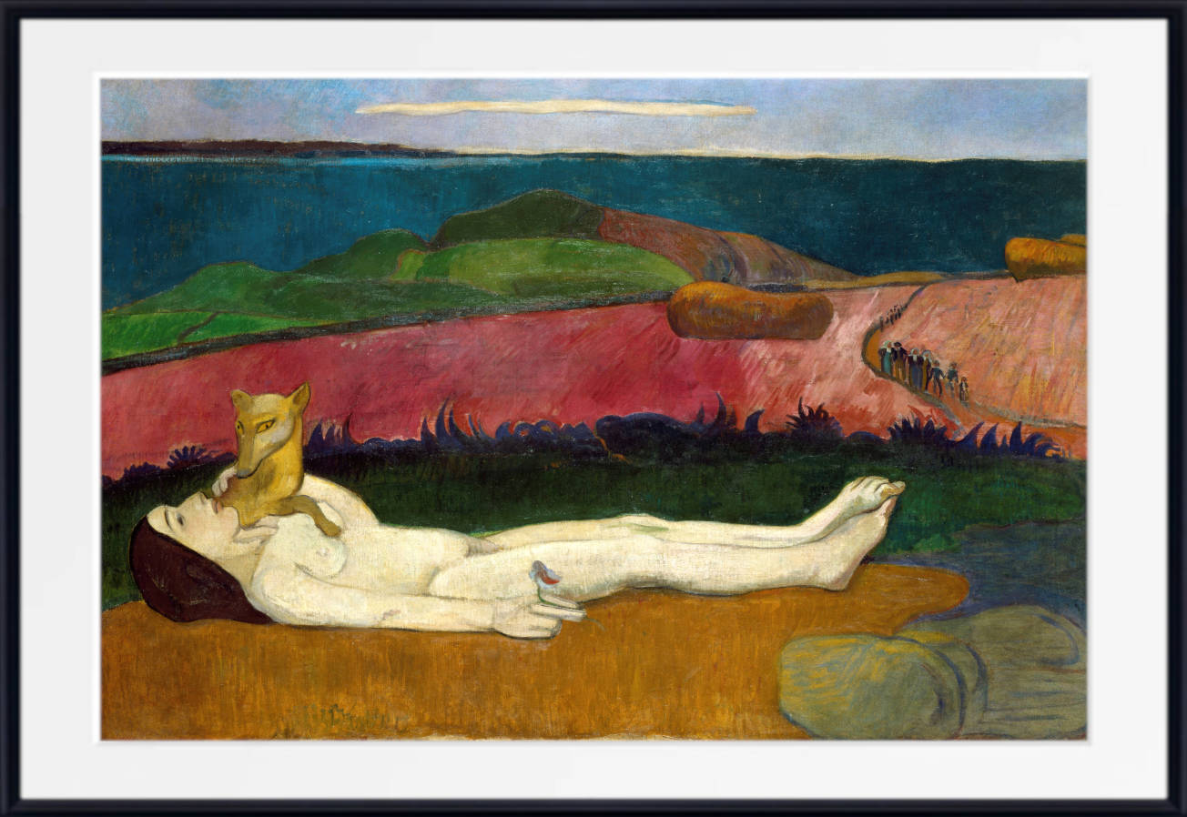 Paul Gauguin Print : The Loss of Virginity (1890)