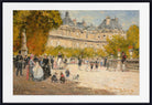 Stanislas Lepine Print, The Luxembourg Palace and Gardens