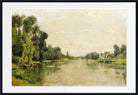 Stanislas Lepine Print, The Marne Between Créteil And Saint-Maur, The Fisherman