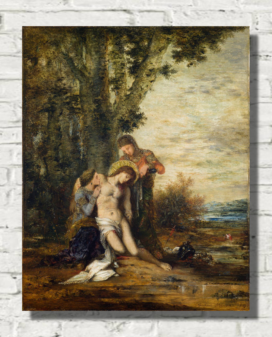 Gustave Moreau Print, The Martyred Saint Sebastian (1869)