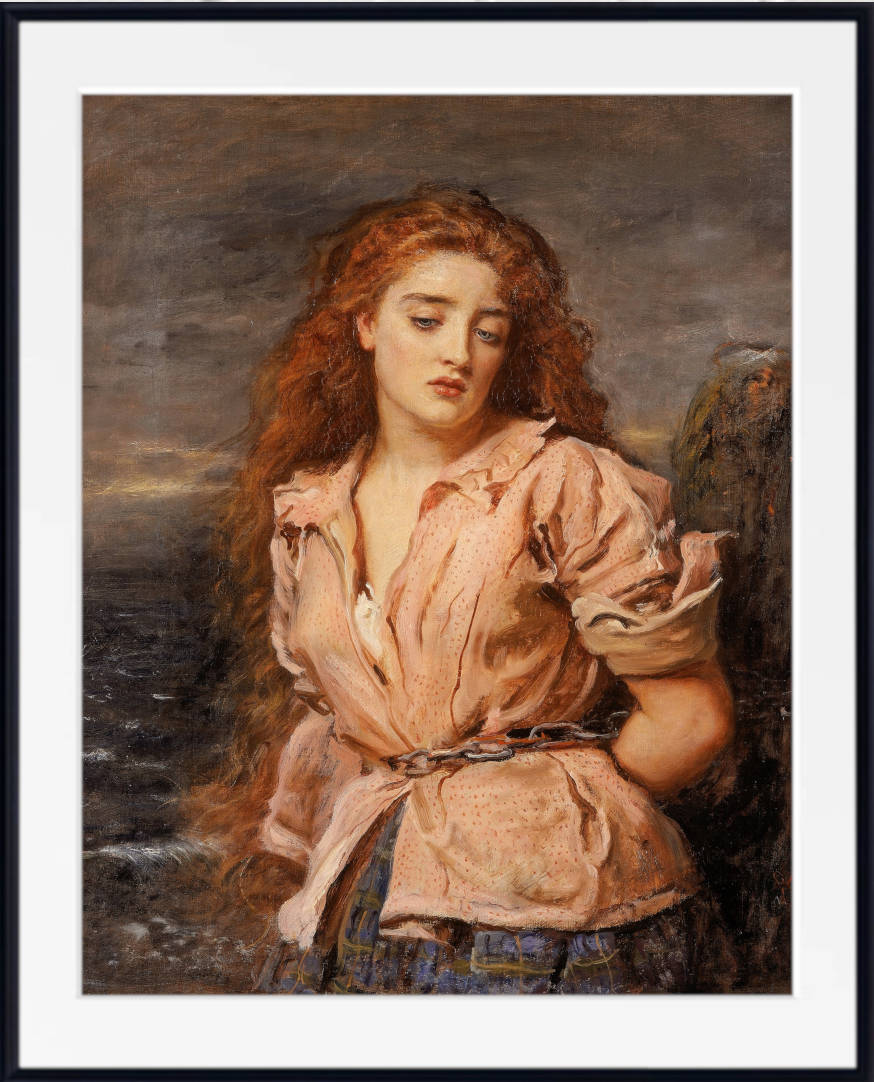 John Everett Millais Print, The Martyr of the Solway (1871)