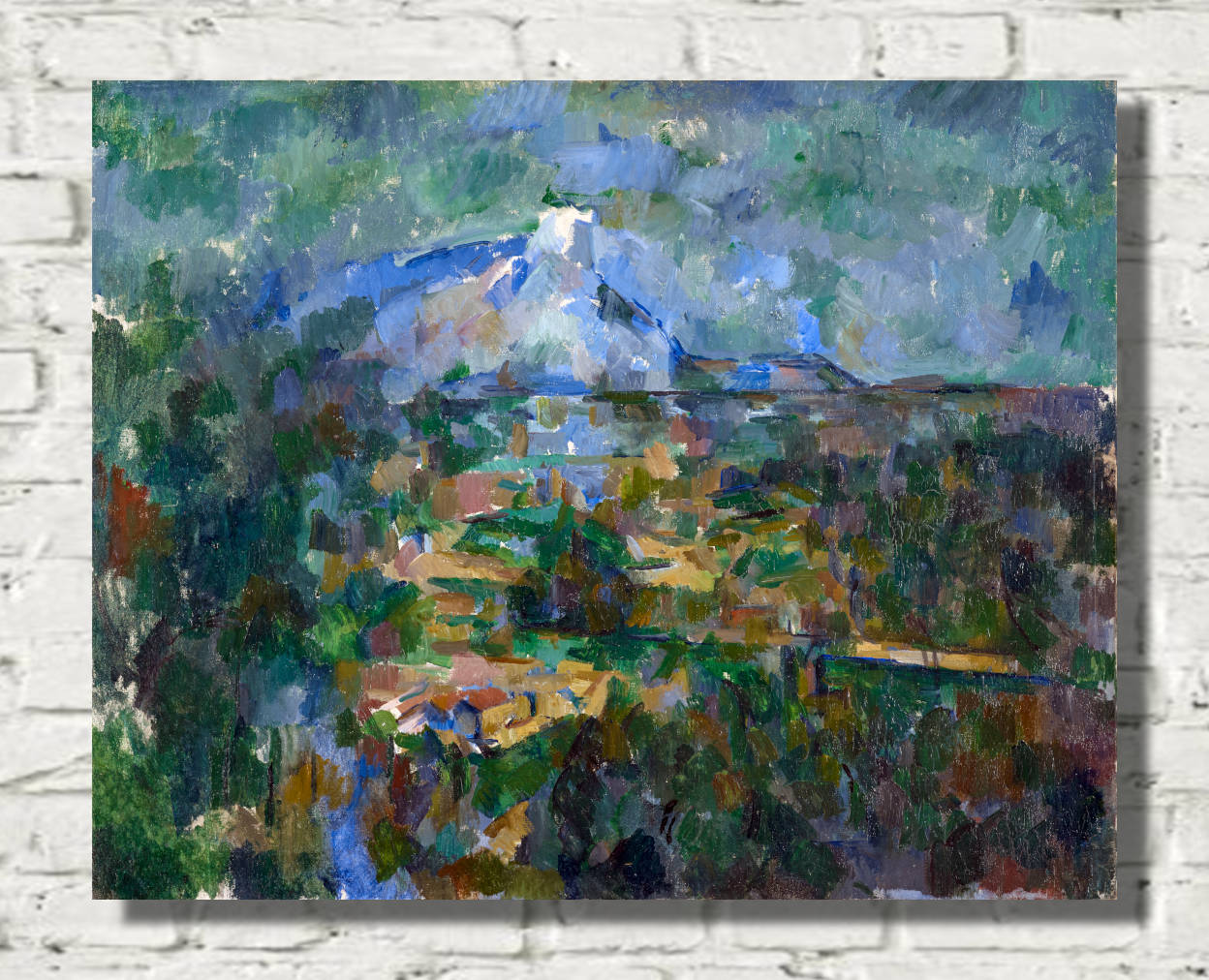 Paul Cézanne Print, Mont Sainte-Victoire  From Les Lauves (1904)