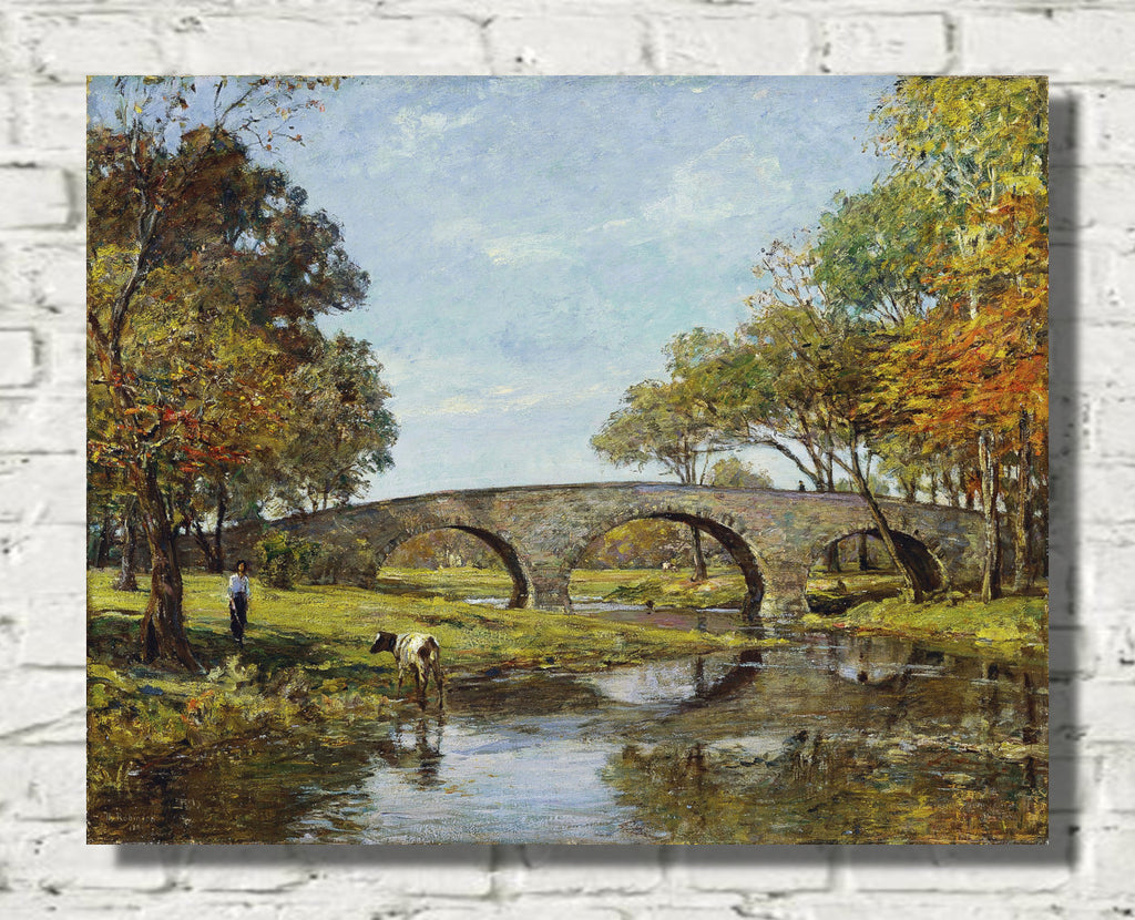 The Old Bridge, Theodore Robinson