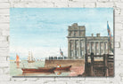 David Cox Print, The Old Customs House, Greenwich