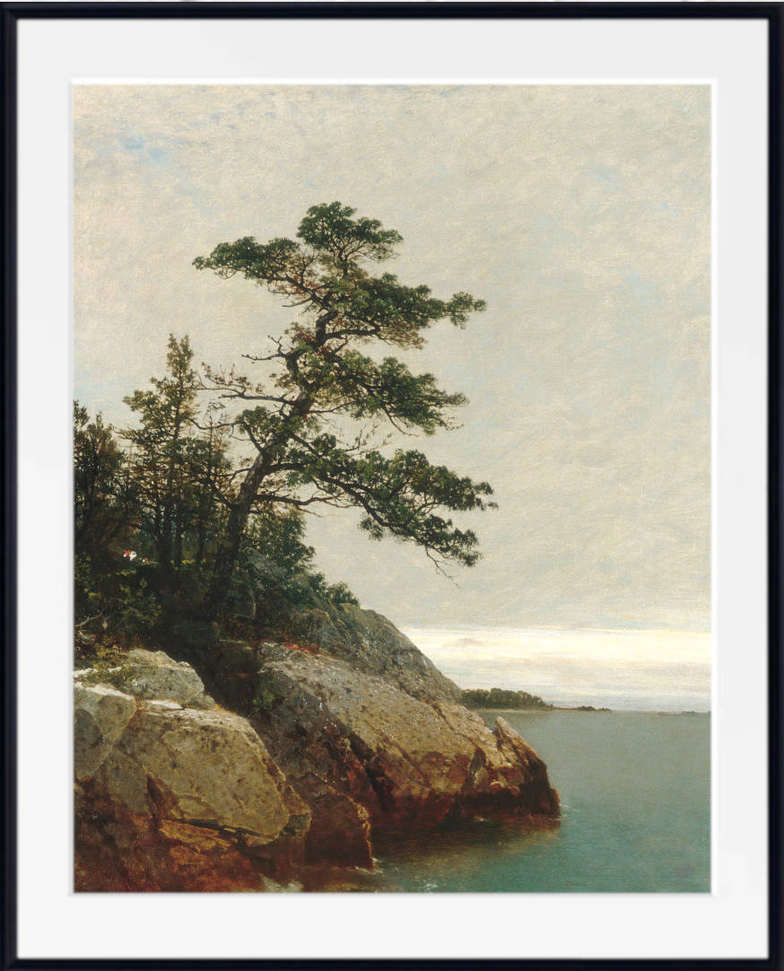 John Frederick Kensett Print, The Old Pine, Darien, Connecticut (1872)