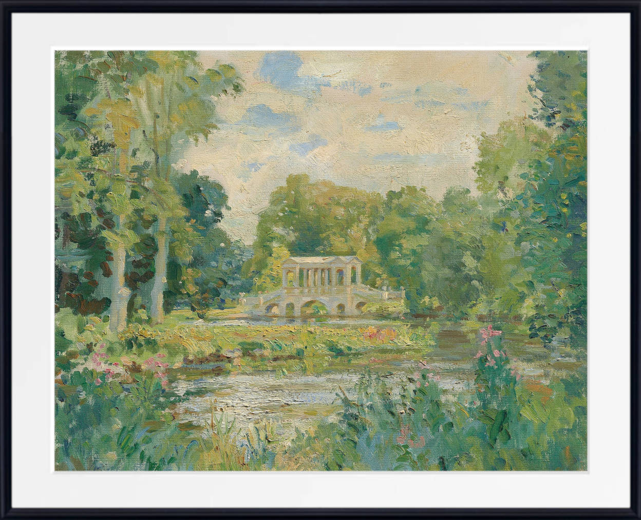 Wilfrid Gabriel de Glehn Print, The Palladian Bridge, Wilton House