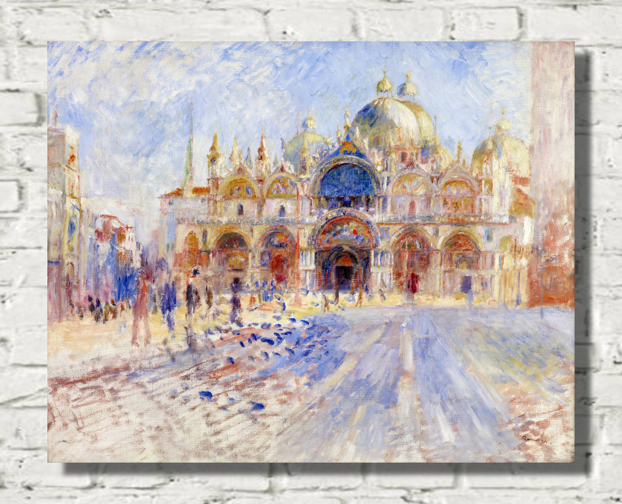 Renoir Print, The Piazza San Marco, Venice (1881)