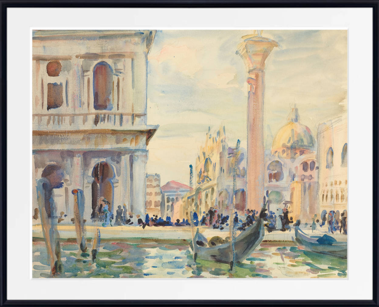 John Singer Sargent Print, The Piazzetta (c. 1911)