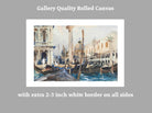 John Singer Sargent Print, The Piazzetta with Gondolas (c 1902)