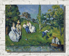 Paul Cézanne Print, The Pond (circa 1877)