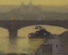 Luigi Loir Print: The Pont d'Alma at Twilight