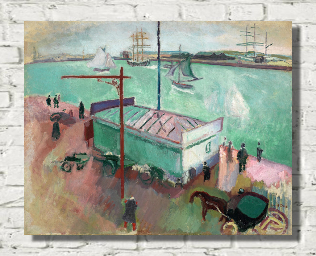 The Port of Le Havre (1906) by Raoul Dufy