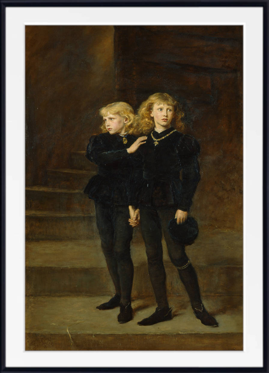 John Everett Millais Print, The Princes in the Tower (1878)