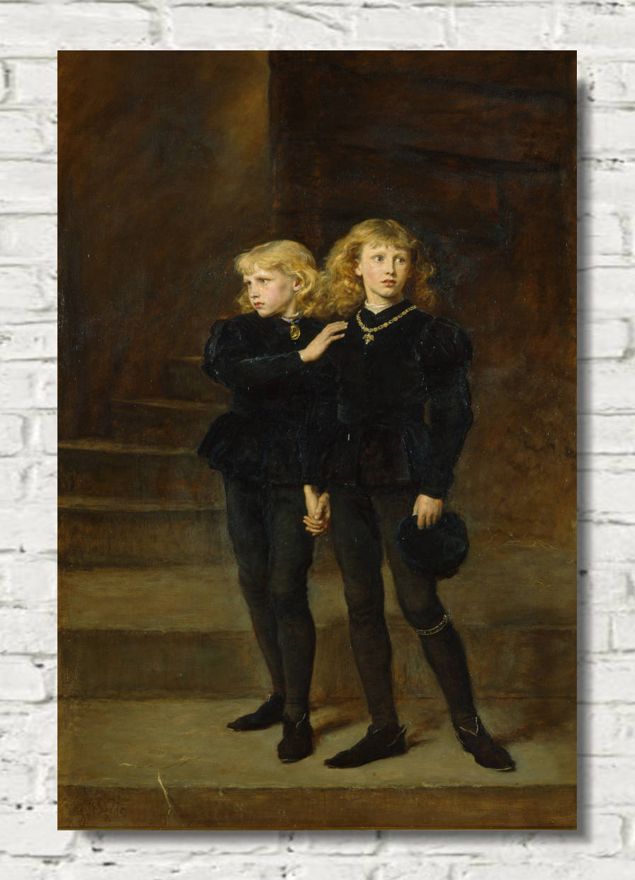 John Everett Millais Print, The Princes in the Tower (1878)