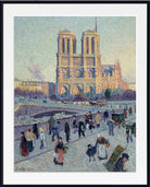 Maximilien Luce Print, The Quai Saint-Michel and Notre-Dame