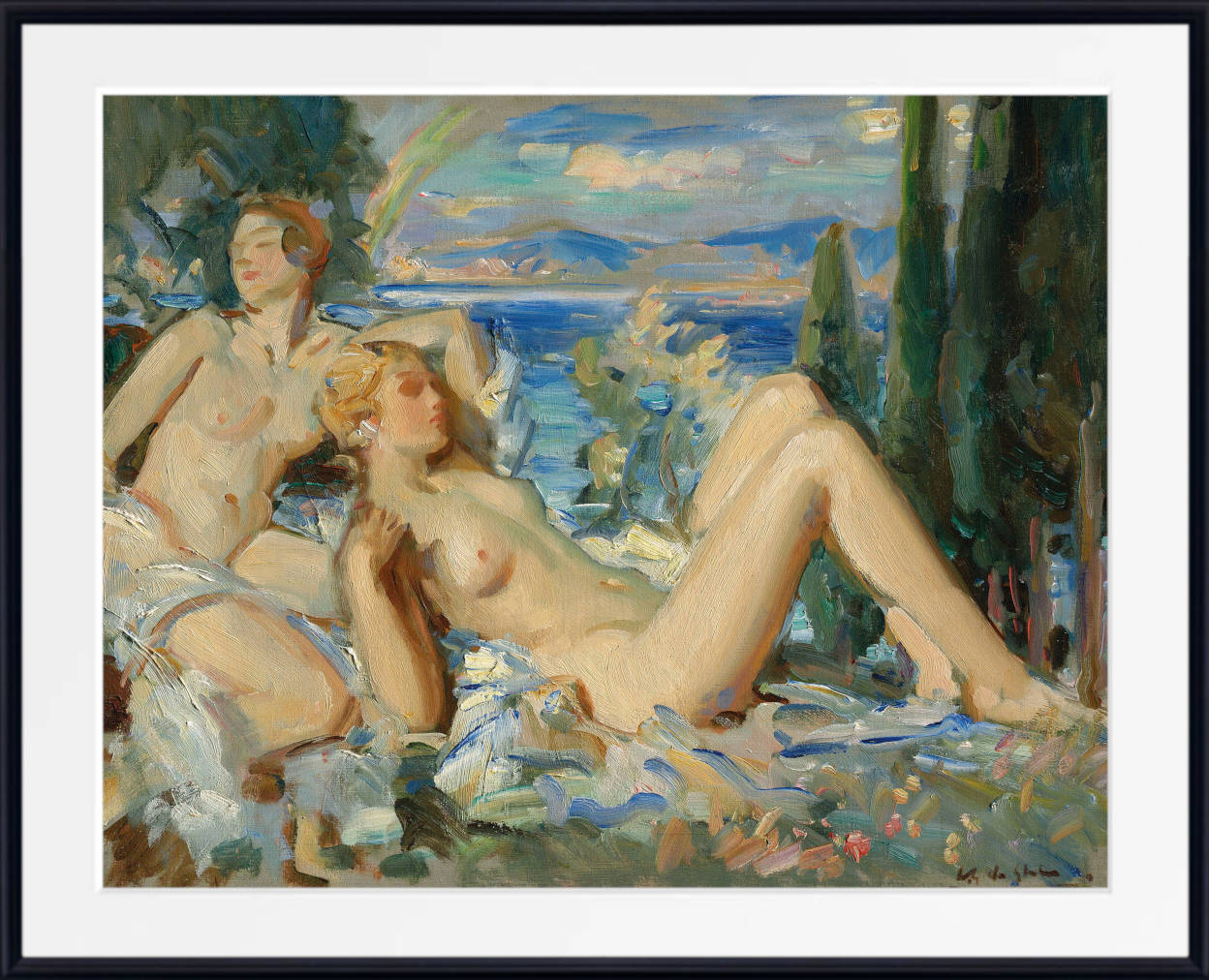 Wilfrid Gabriel de Glehn Print, The Rainbow