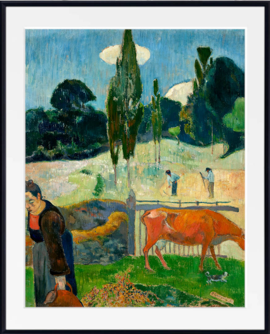 Paul Gauguin Print : The Red Cow (1889)