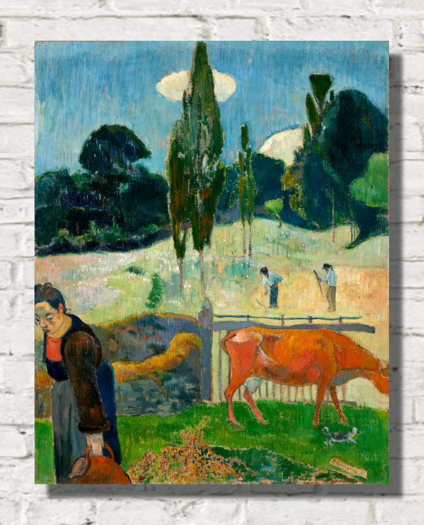 Paul Gauguin Print : The Red Cow (1889)