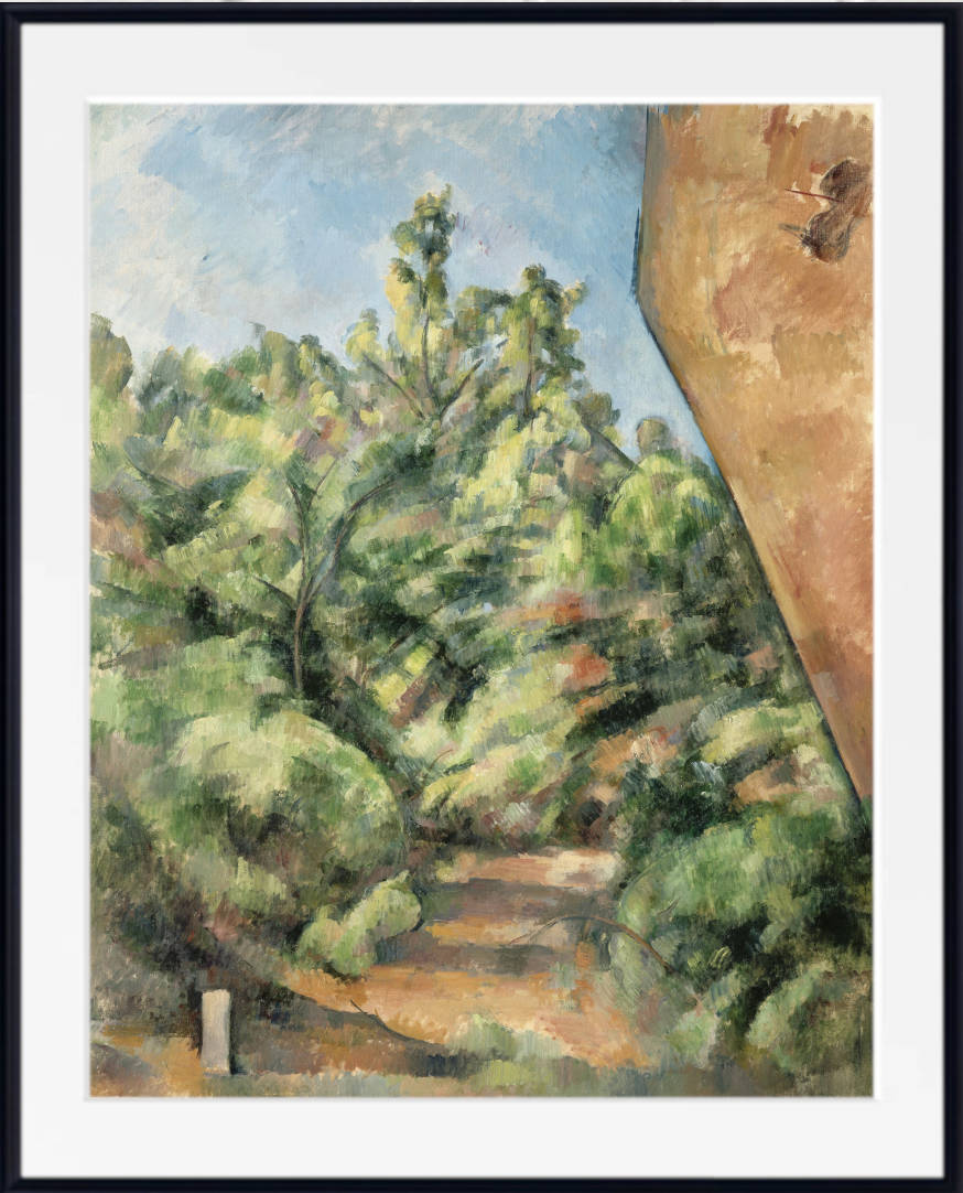 Paul Cézanne Print, The Red Rock (Circa 1895)