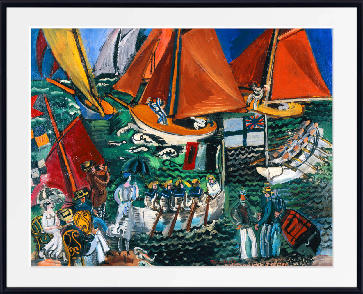 The Regatta by Raoul Dufy