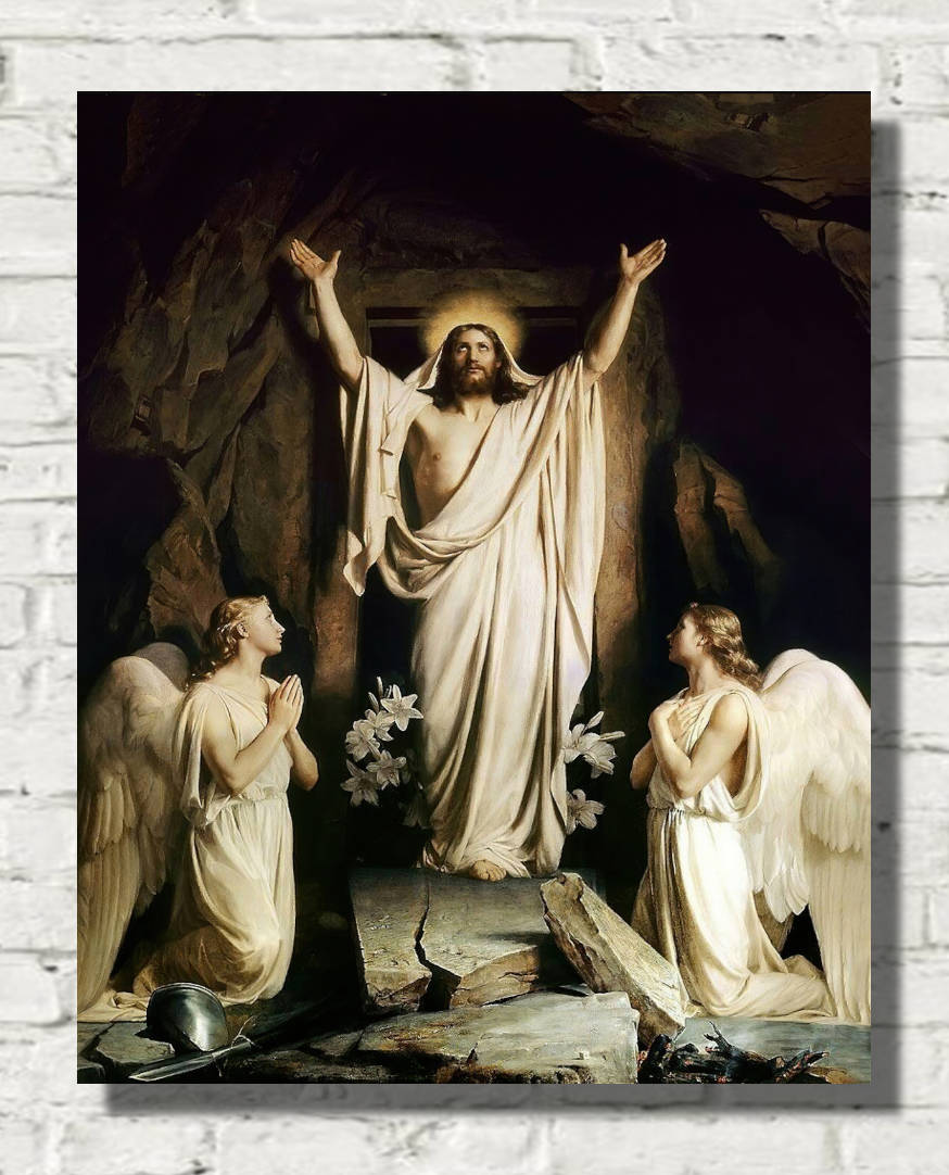 Carl Bloch Print, The Resurrection