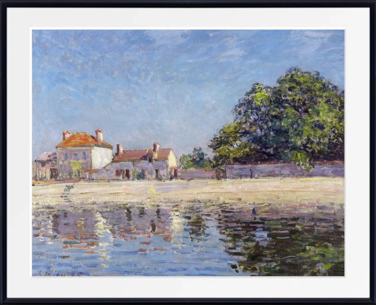 Alfred Sisley Print, The River Loing at Saint-Mammes (1885)