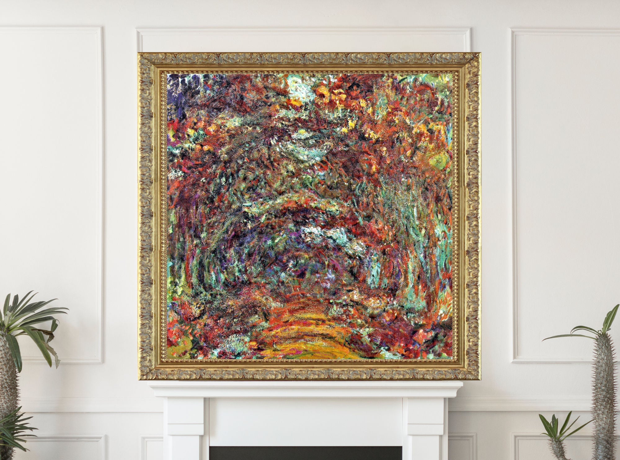 Claude Monet – The Rose Walk, Giverny (c. 1920–1922)  Prints
