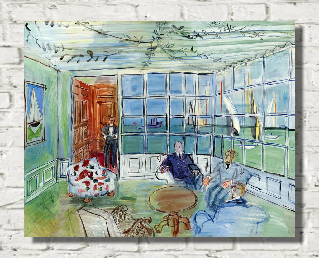 The Royal Yacht Squadron, Cowes, Isle of Wight by Raoul Dufy