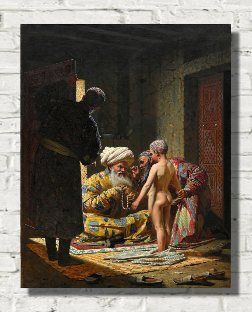 The Sale of the Child Slave (1872) by Vasily Vereshchagin