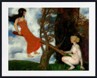 Franz Stuck Print, The Seesaw (circa 1898)