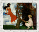 Franz Stuck Print, The Seesaw (circa 1898)