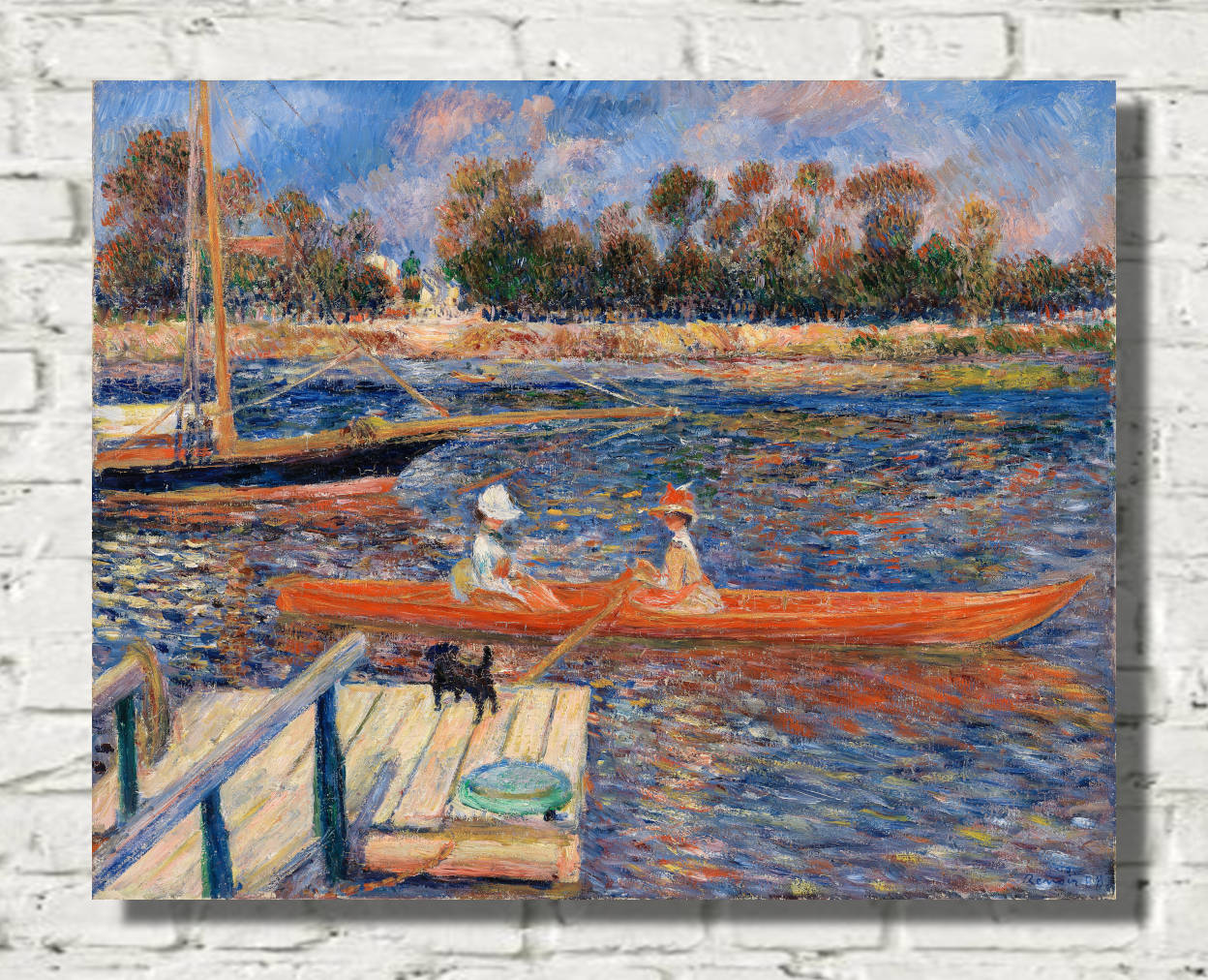 Renoir Print, The Seine at Argenteuil (La Seine Ã  Argenteuil) (1888)