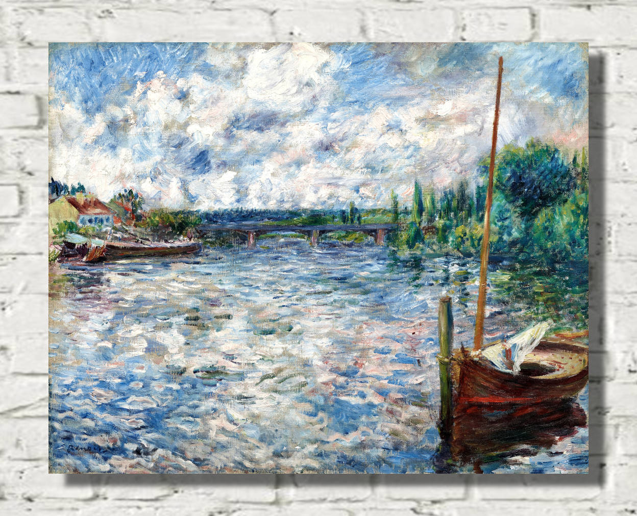 Renoir Print, The Seine at Chatou (1874)