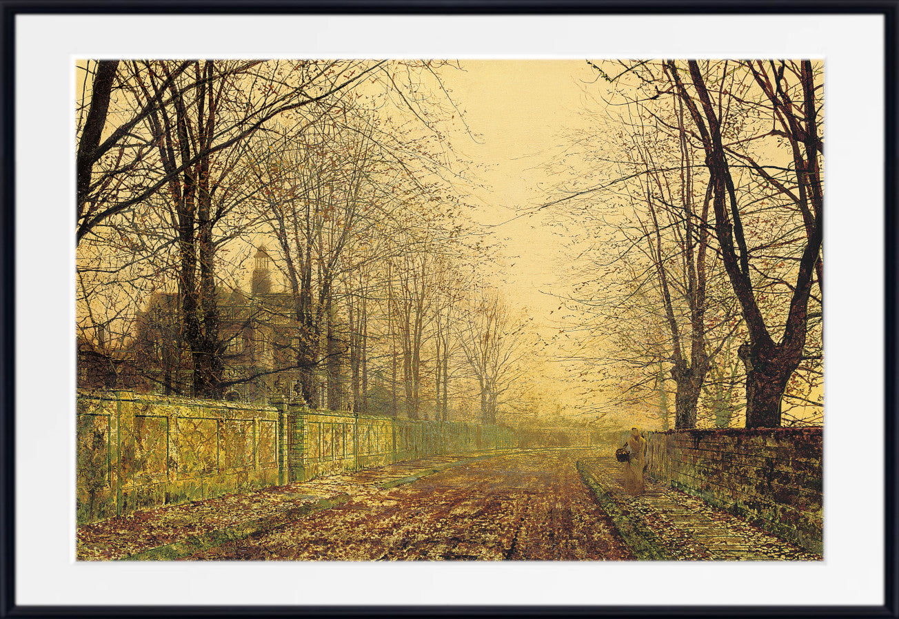 John Atkinson Grimshaw Print: The Sere and Yellow Leaf