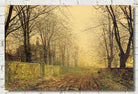 John Atkinson Grimshaw Print: The Sere and Yellow Leaf